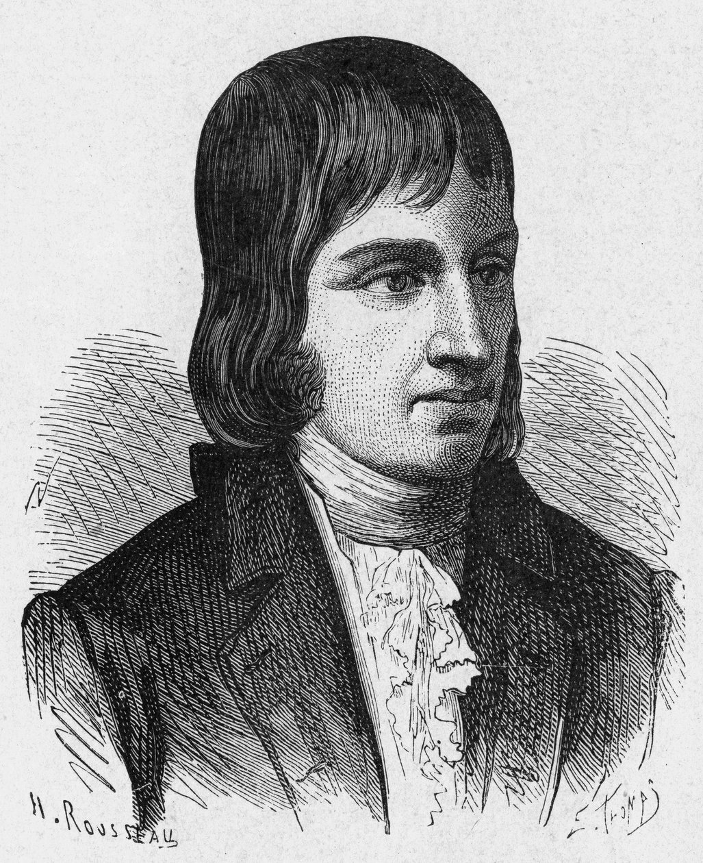 Portret van Philippe Lebon (1769 - 1804), Franse ingenieur en chemicus (uitvinder van gasverlichting) - in 