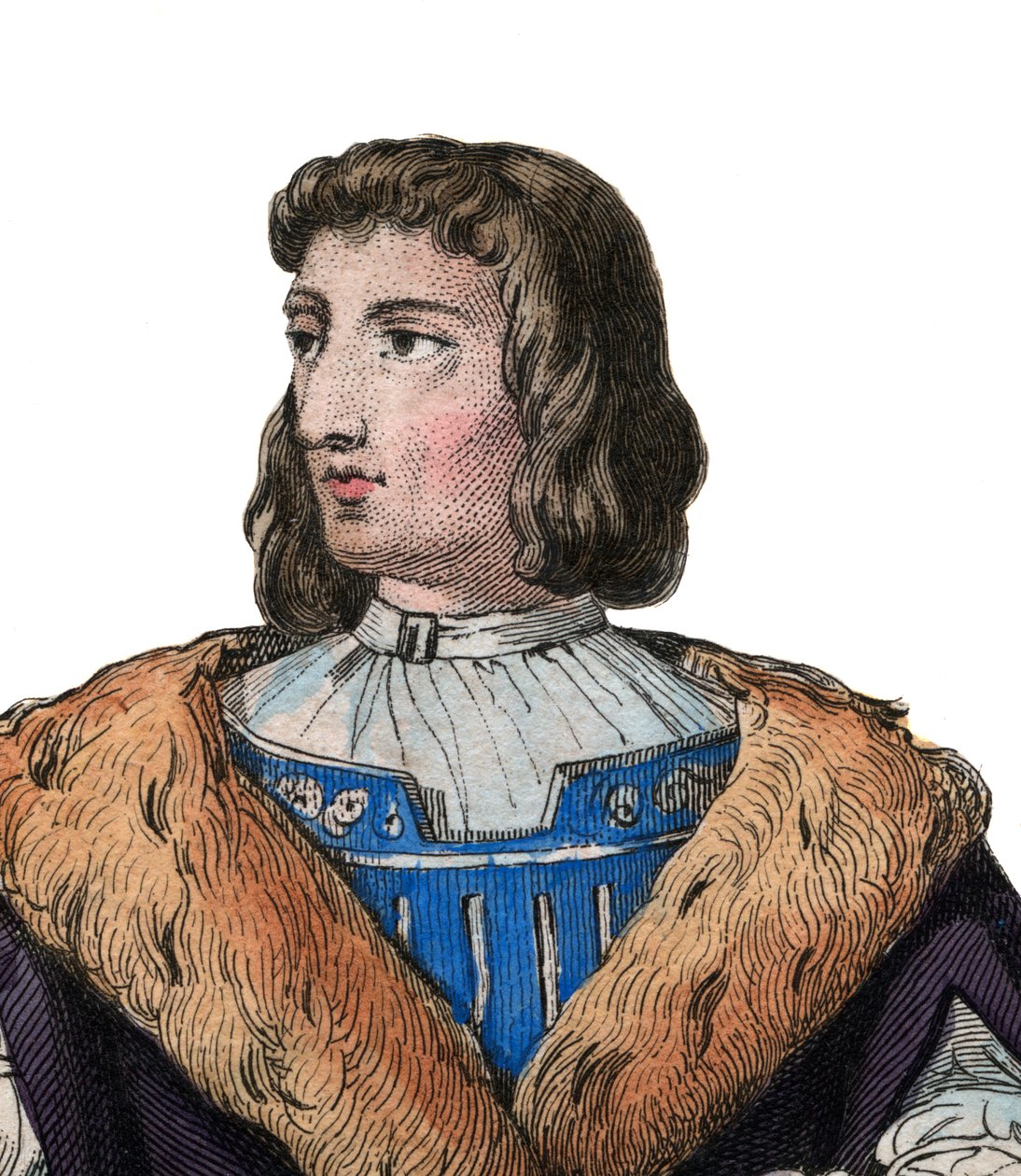 Portret van Philippe de Commines (1447-1511), Franse schrijver en diplomaat door French School