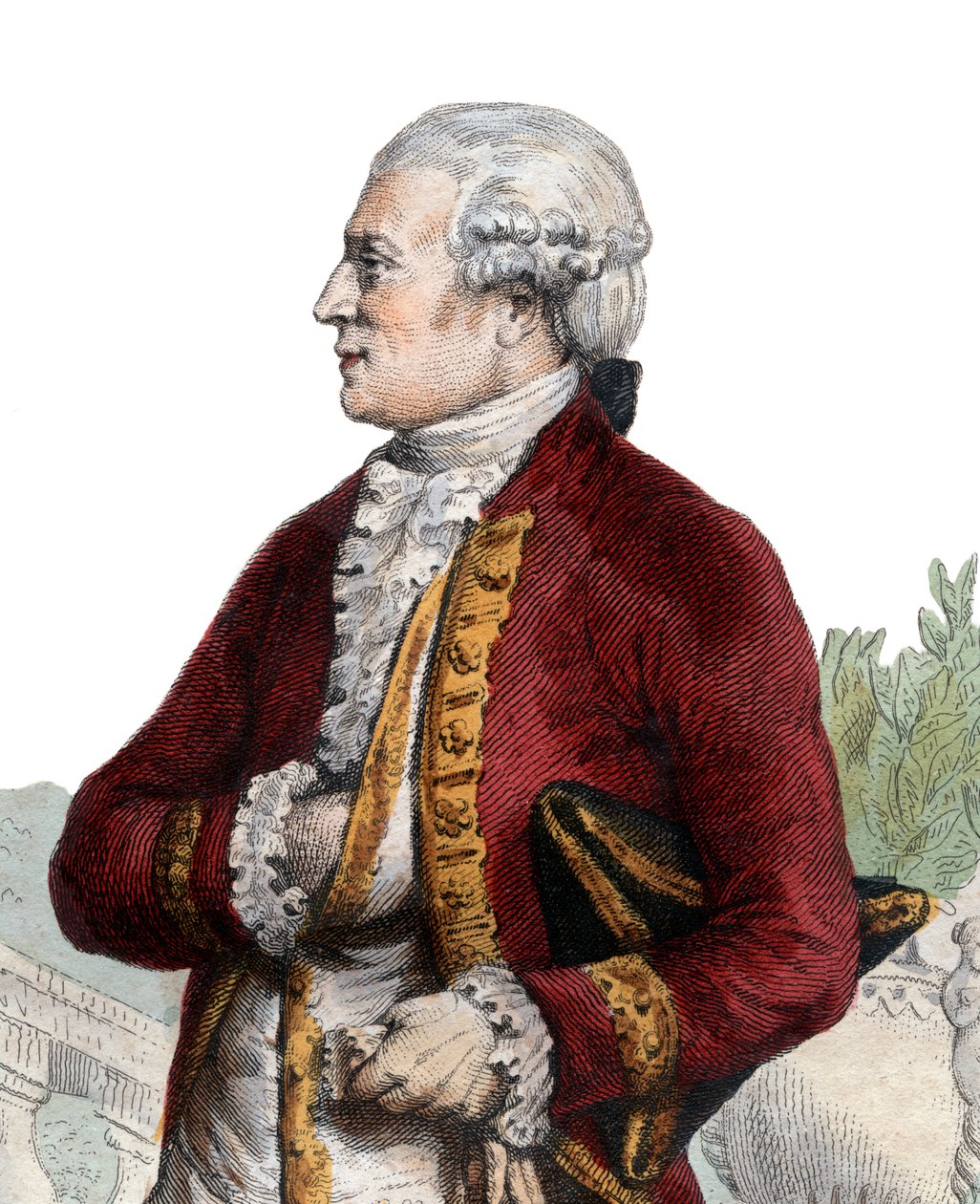 Portret van Pierre Augustin Caron de Beaumarchais door French School