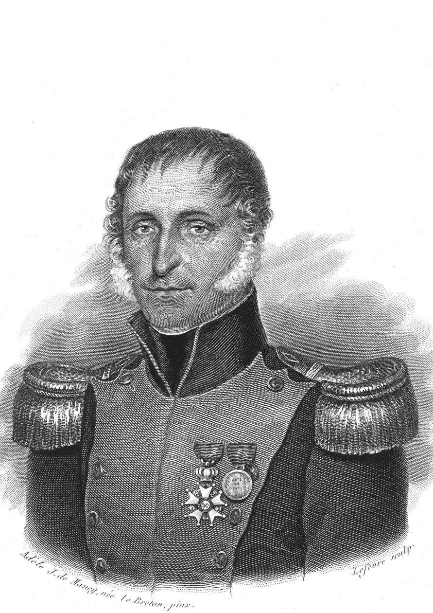 Portret van Pierre Thomas Laurent Paillette (1776-1835) (gravure) door French School