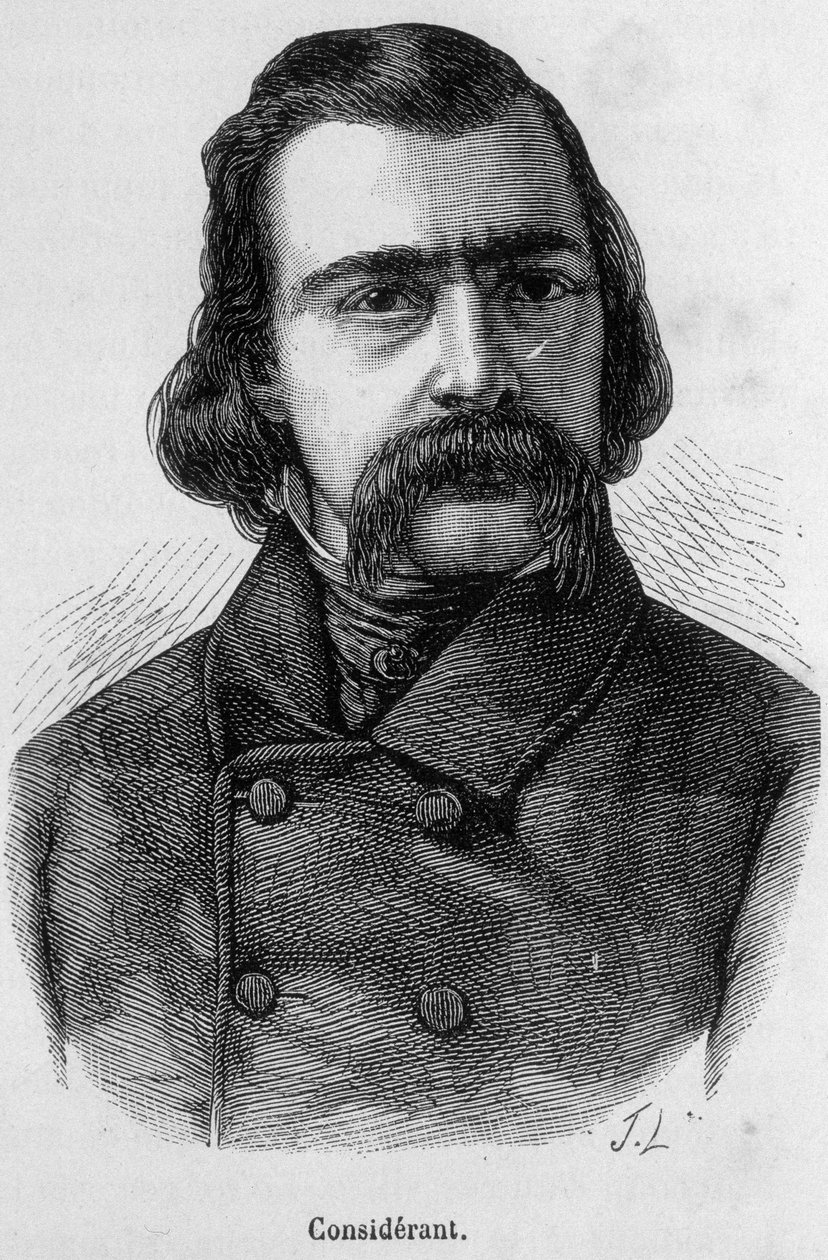 Portret van Victor Recital (1808 - 1893) Franse filosoof en econoom - in 