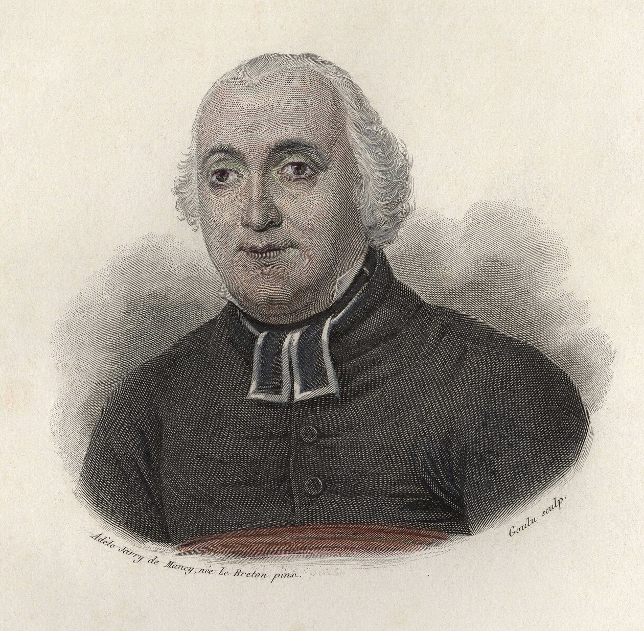 Portret van de Abbe Carron (1760-1820), biograaf, Franse moralistische schrijver. in 