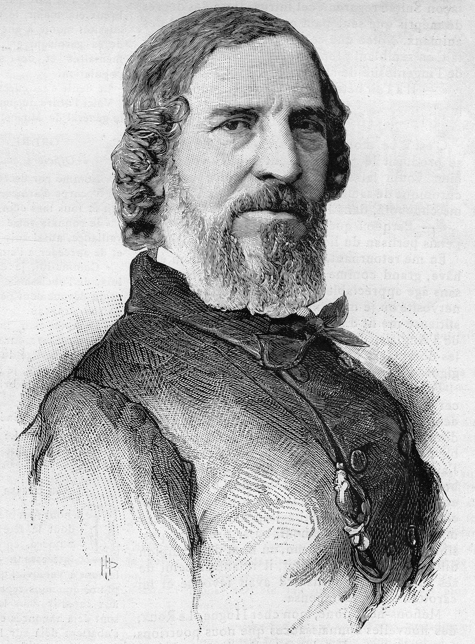 Portret van de Franse acteur Hugues Bouffe (1800-1888) door French School