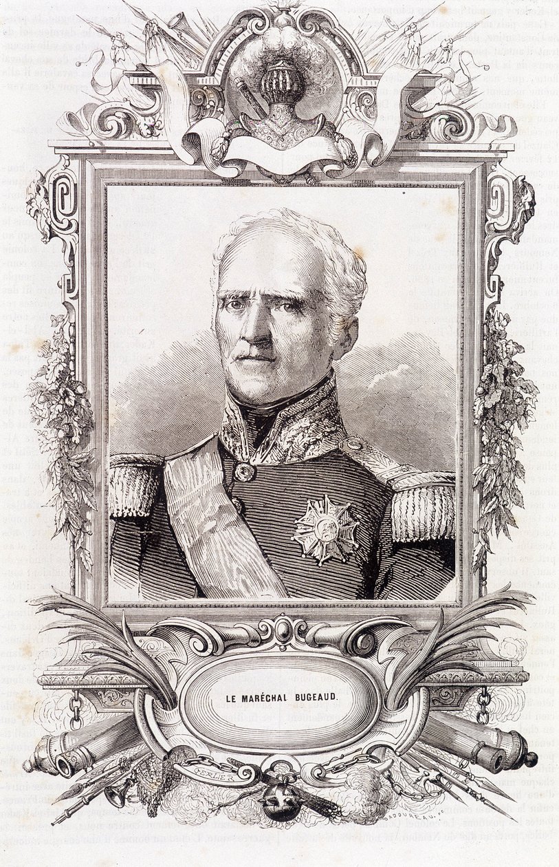 Portret van de Maarschalk van Frankrijk Thomas Robert Bugeaud (1784-1849) door French School