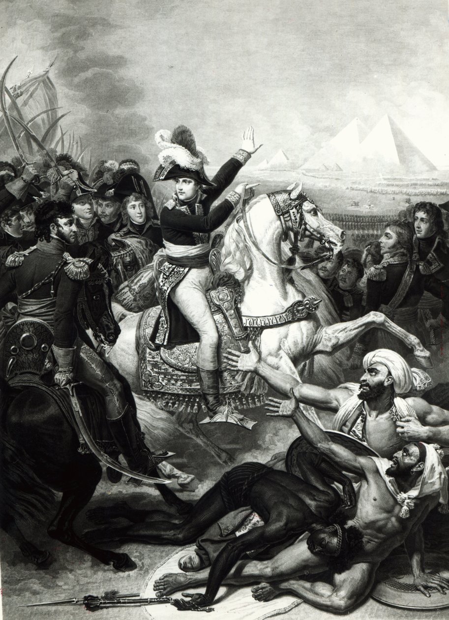 Afbeelding van Napoleon als de Overwinnende Held in Egypte door French School