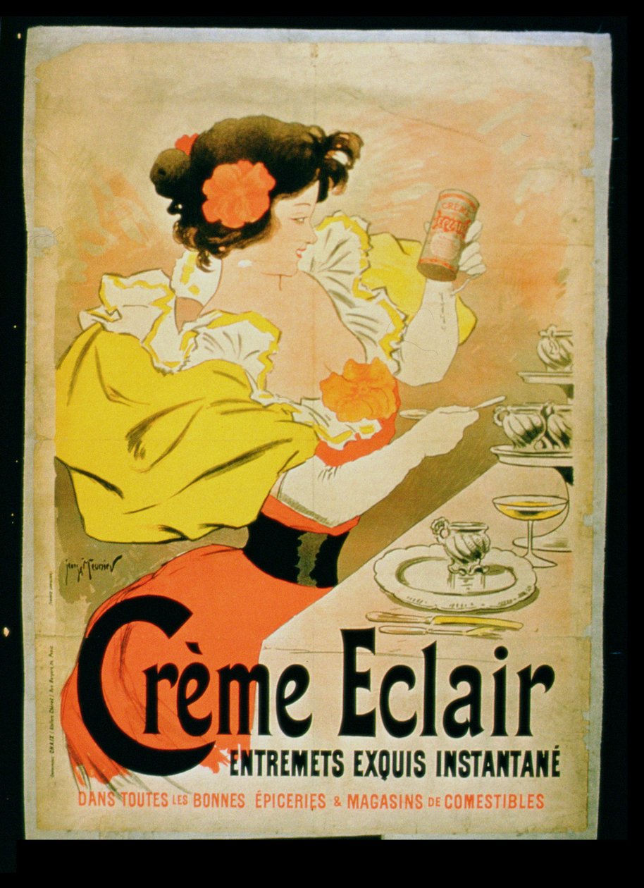 Poster voor Creme Eclair Instant Dessert door French School