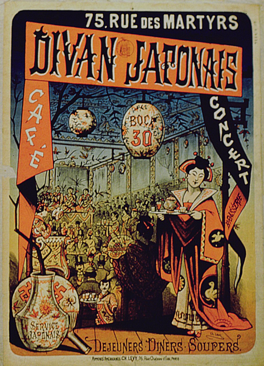 Poster voor Divan Japonais, Parijs door French School