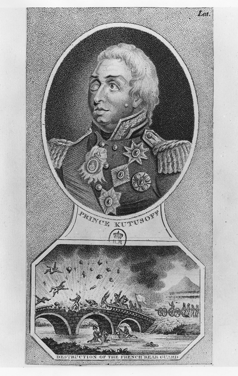 Prins Mikhail Illarionovich Golenischev-Kutuzov door French School