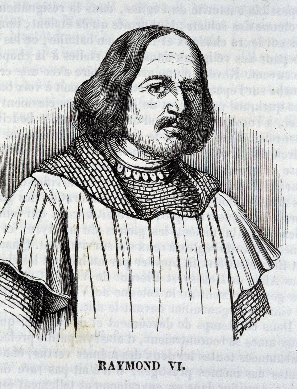 Raymond VI in "La Mosaique du midi", Toulouse door French School