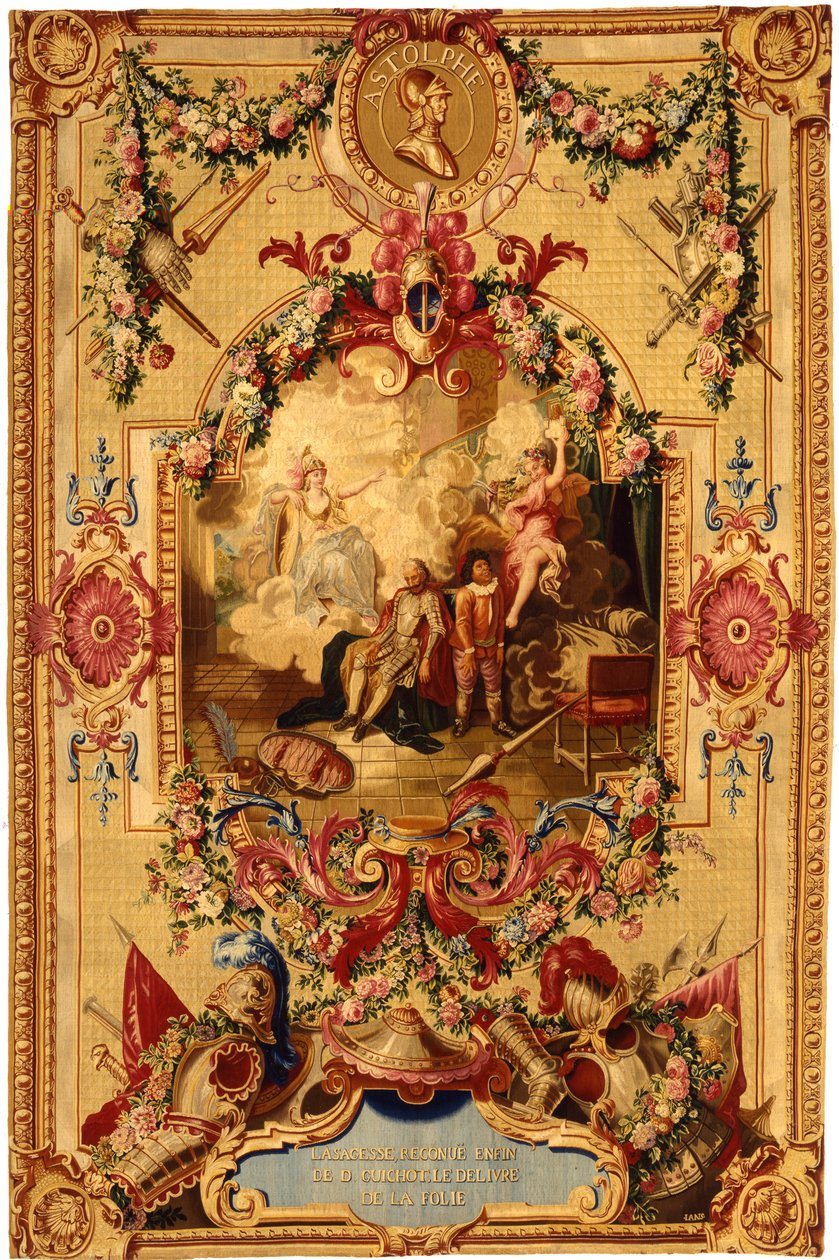 Regence Gobelins wandtapijt met het verhaal van Don Quichot, 1717-18 door French School