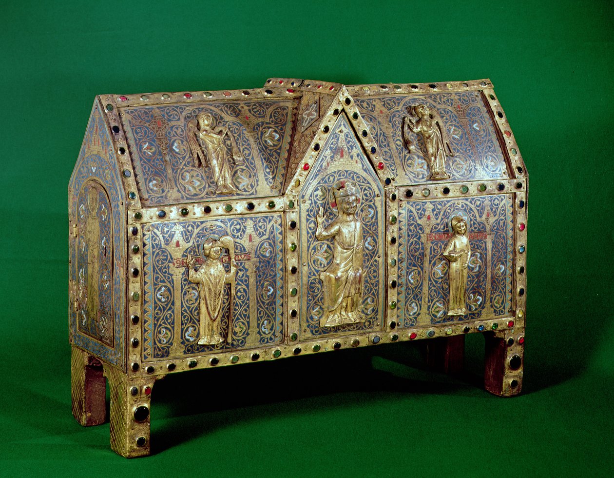 Reliekschrijn van St. Calminius, Limoges door French School