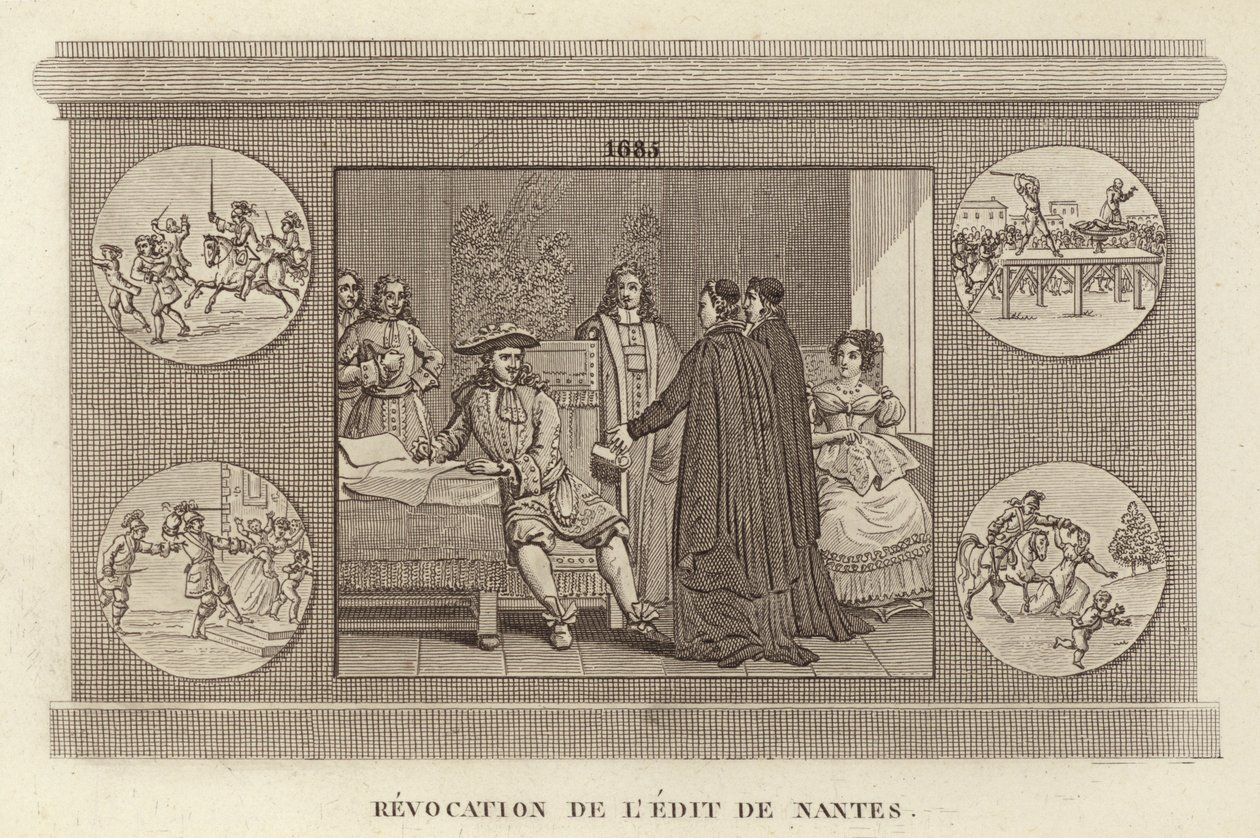 Herroeping van het Edict van Nantes door French School