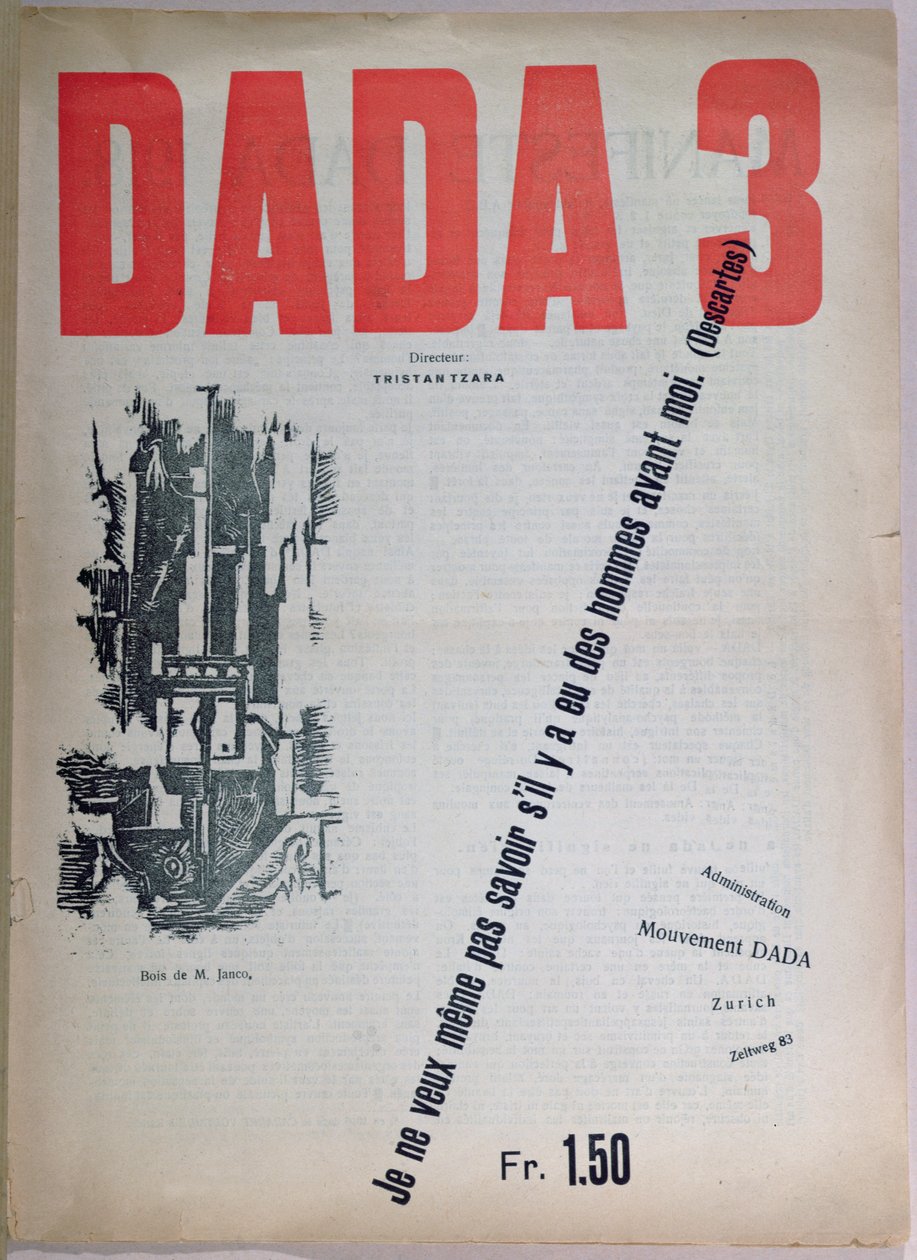 Revue Dada nr. 3, december 1918 door French School