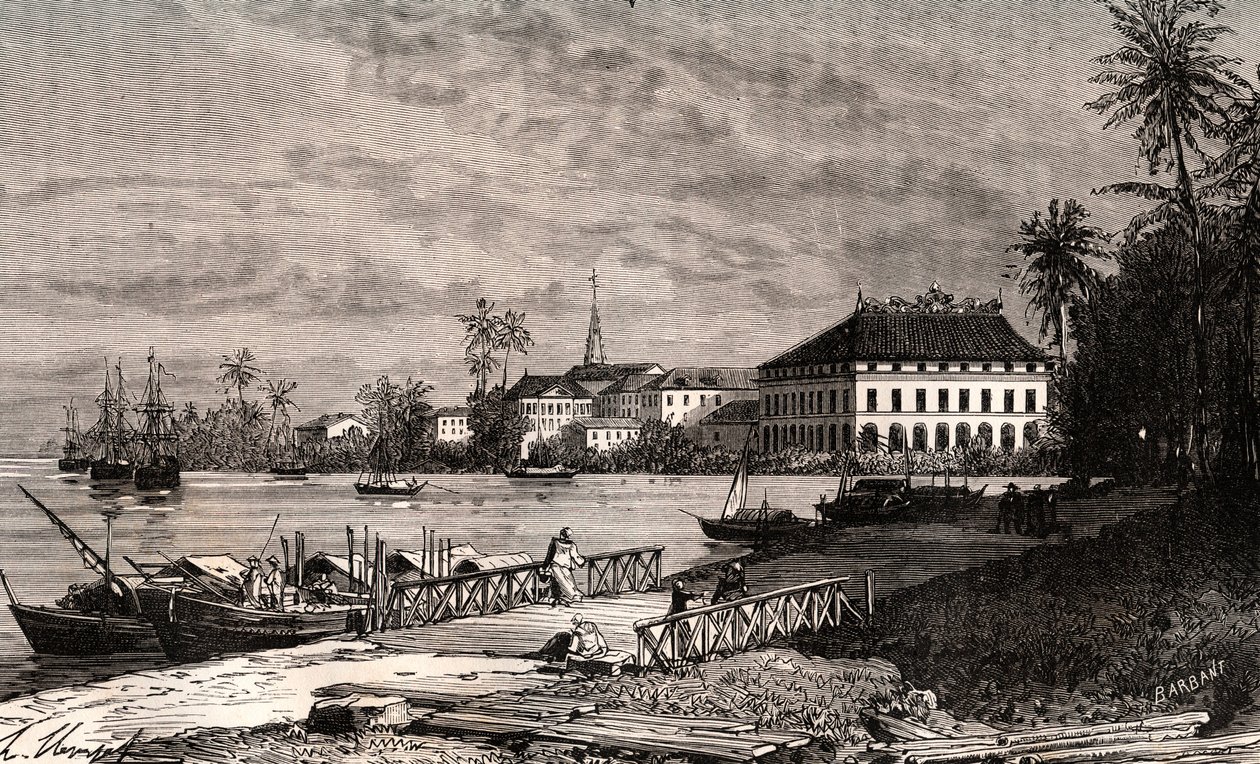 Saigon - Vietnam - Ho-Chi-Minh-Stad (Ho Chi Minh City) - gravure in 
