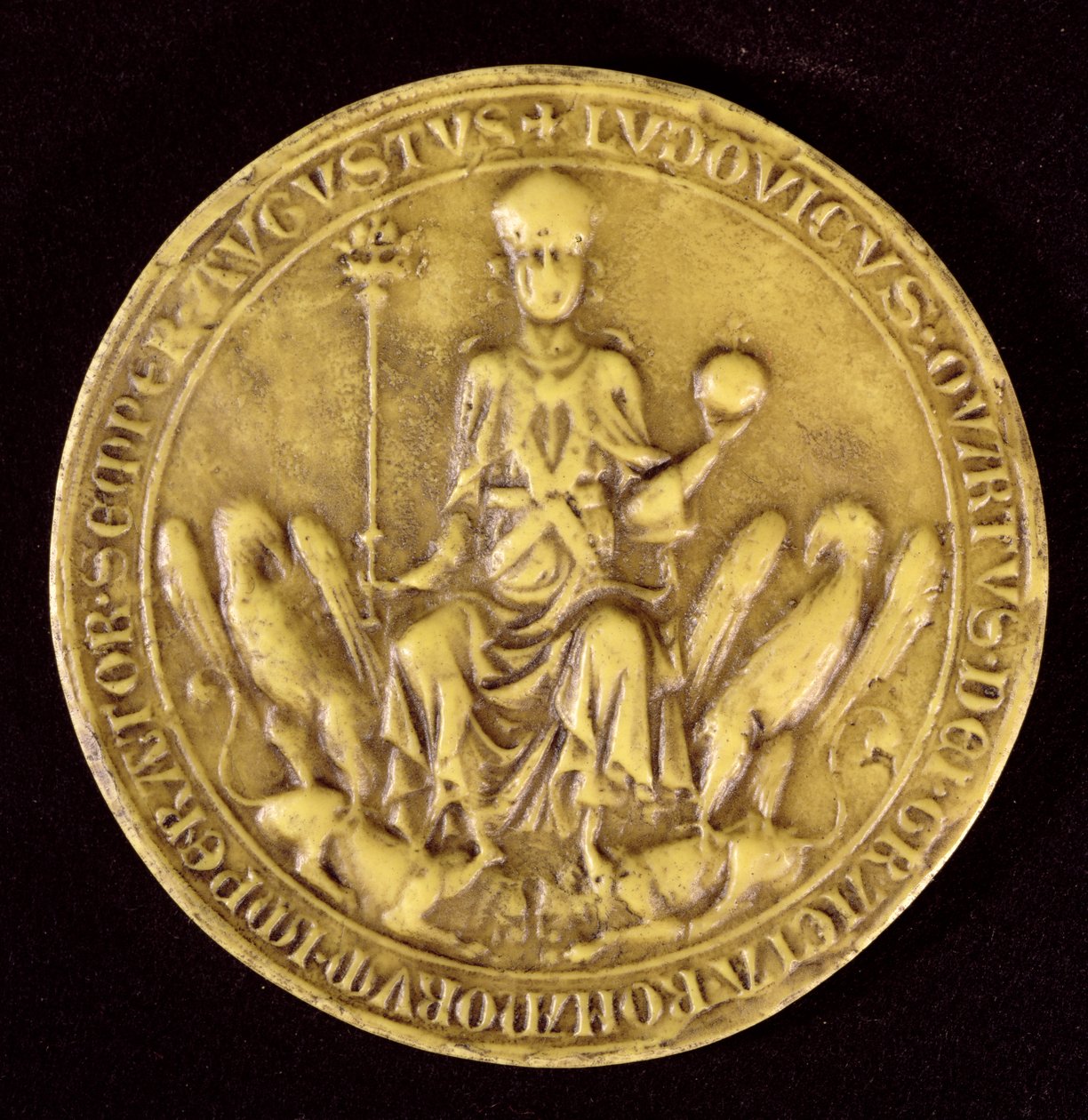 Zegel van Lodewijk IV van Beieren (1287-1347) 13e-14e eeuw door French School