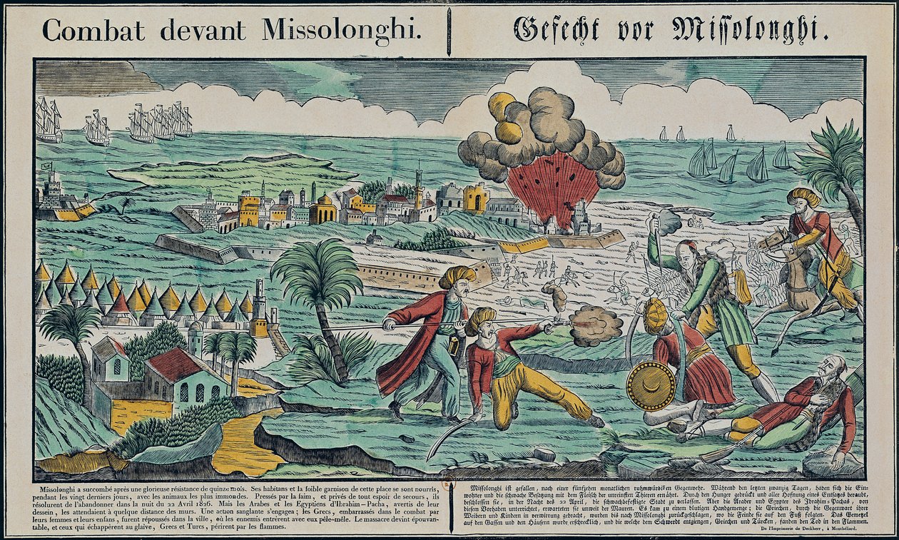 Belegering van Missolonghi, 22 april 1826 door French School