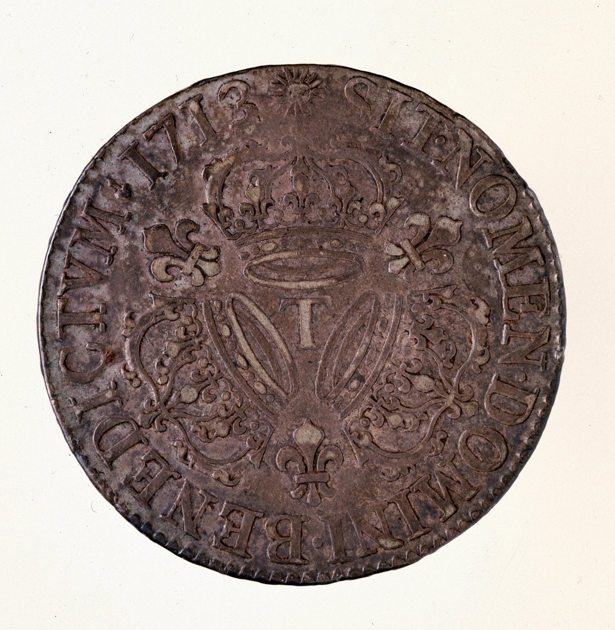 Zilveren Franse ecu, regering van koning Lodewijk XIV (1643-1715) door French School