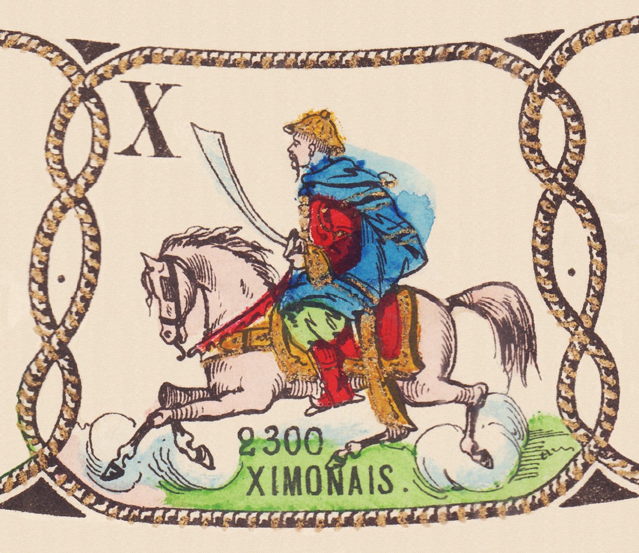 Simonais, rond 1860 door French School