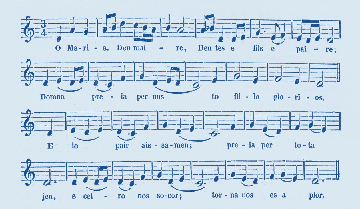 Lied van de kruistochten door French School
