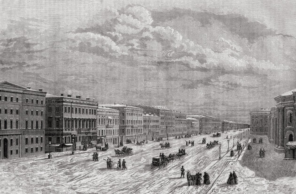 Sint-Petersburg, Rusland in 1794, uit 
