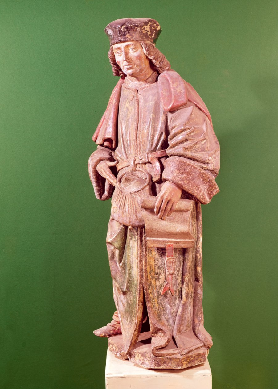 St. Yves de Treguier, uit de Kerk van St. Martin, Amiens door French School