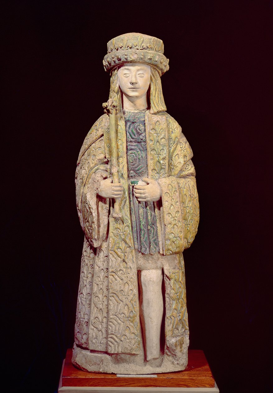 Standbeeld van St. Louis (1214-70), laat 15e of begin 16e eeuw door French School