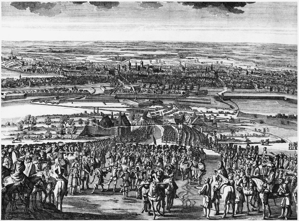 Overgave van de stad en citadel van Gent, 1678 door French School