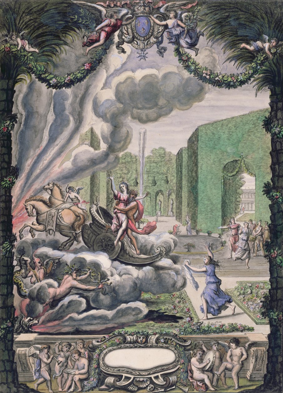 De ontvoering van Proserpina door Pluto door French School