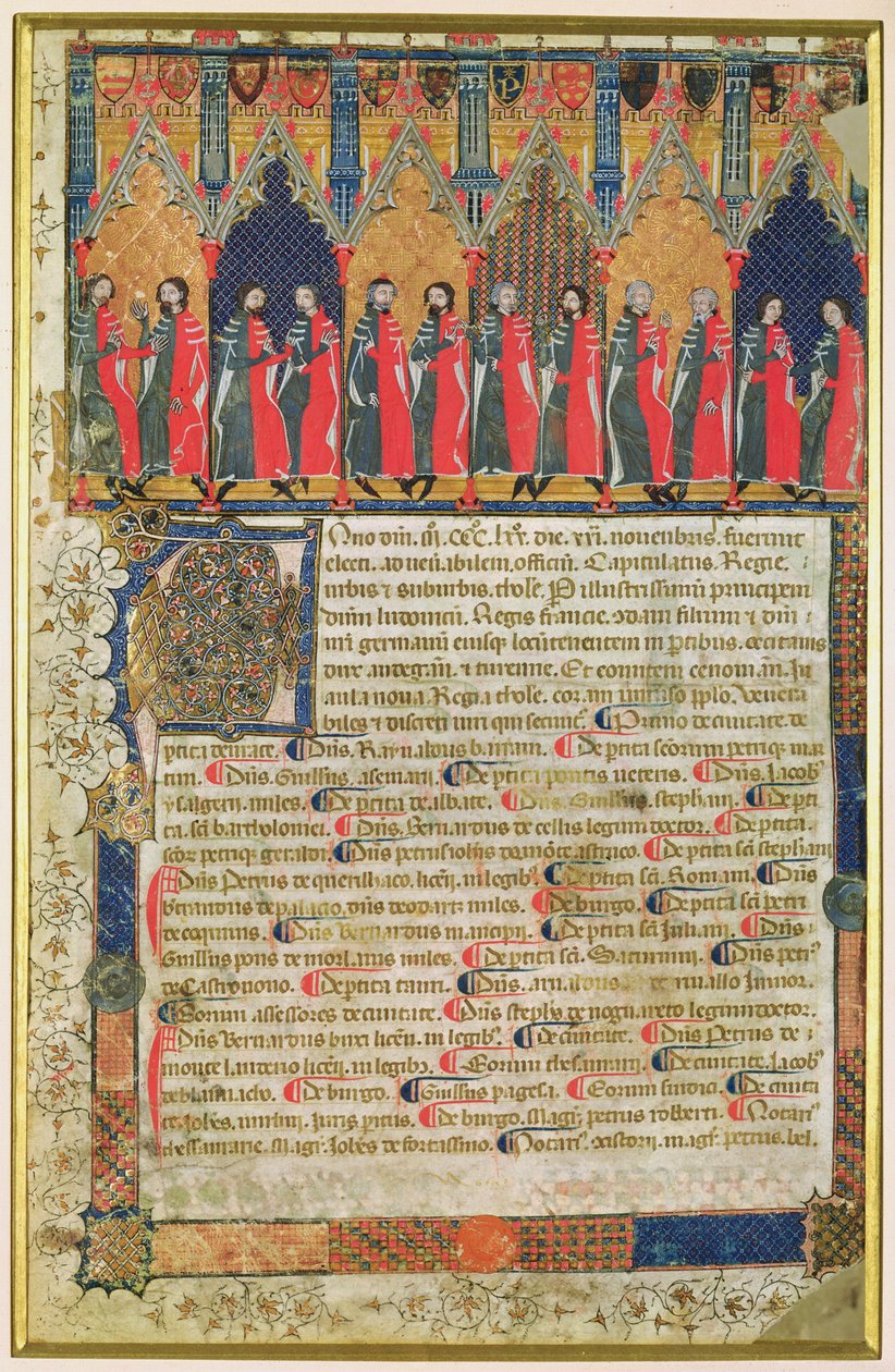 De schepenen van Toulouse, 1369 door French School