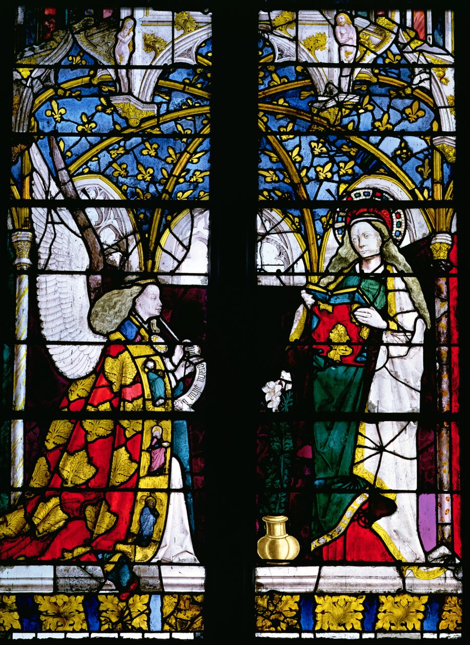 De Annunciatie, uit de kapel van Jacques Coeur door French School