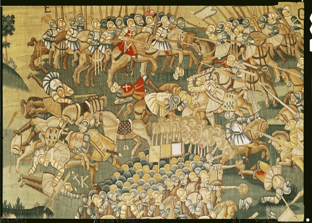De Slag bij Jarnac en de Moord op Louis I van Bourbon (1530-69) 1570-80 door French School