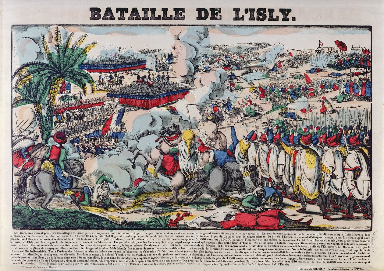De verovering van het gevolg van Abd-el-Kader of de Slag bij Isly op 14 augustus 1844 door French School