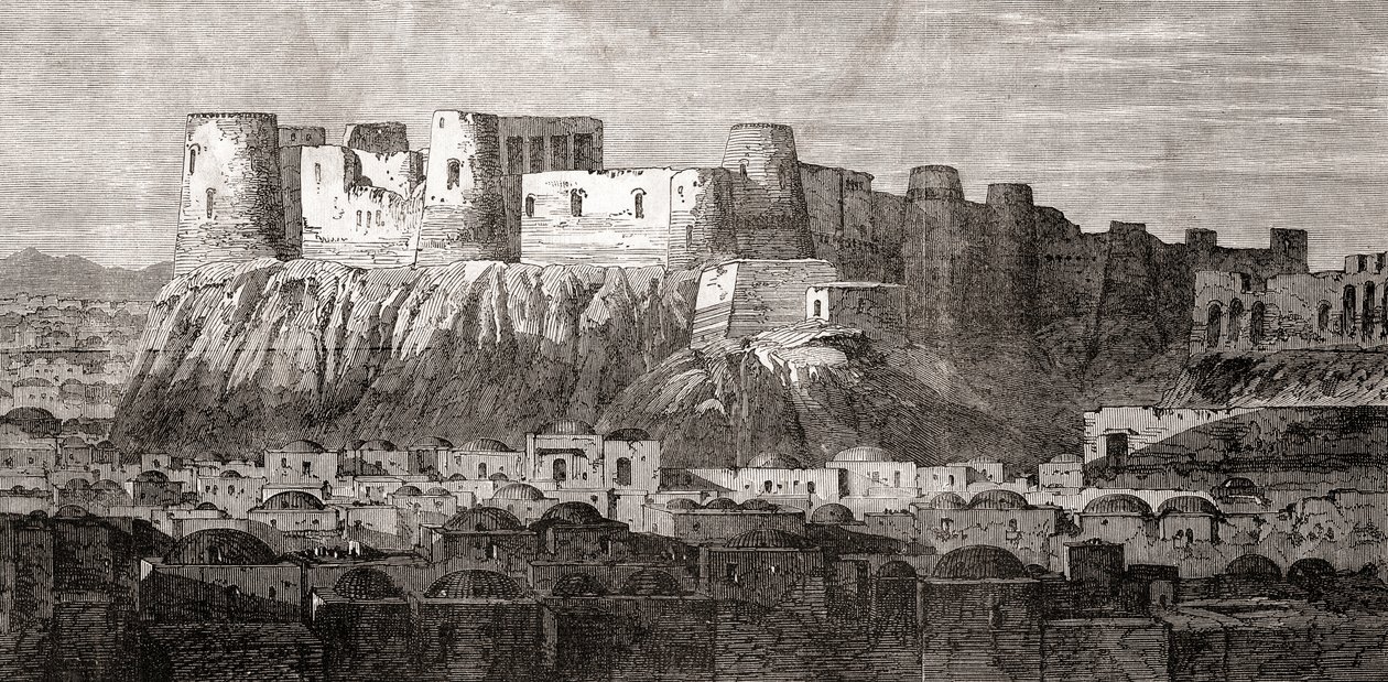 De Citadel van Herat en Qala Iktyaruddin, Herat, Afghanistan, uit 