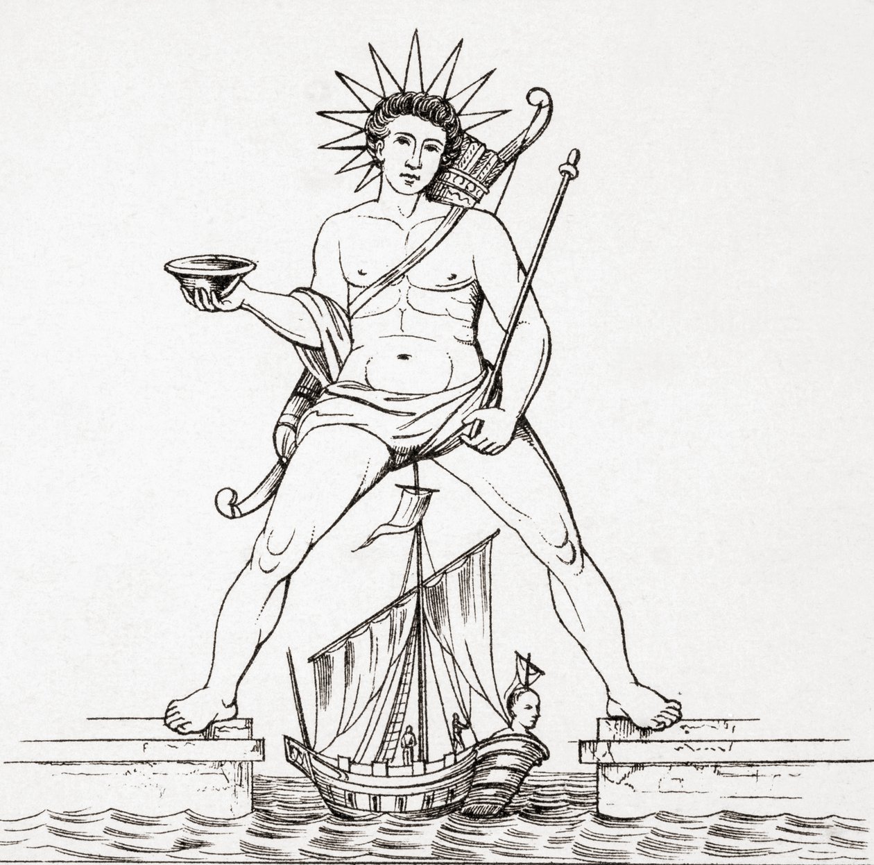 De Kolossus van Rhodos, uit L