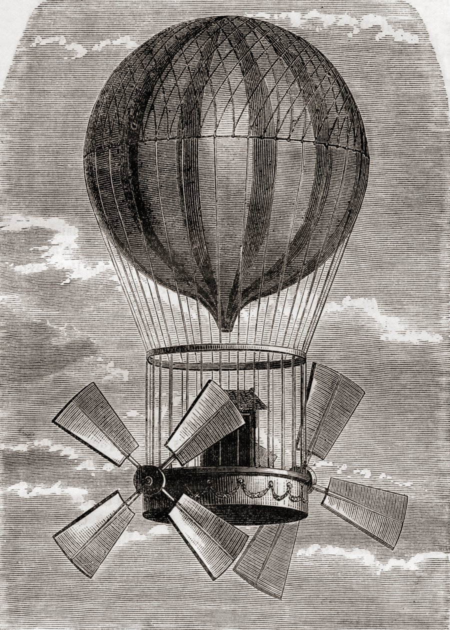 De luchtballon van graaf d