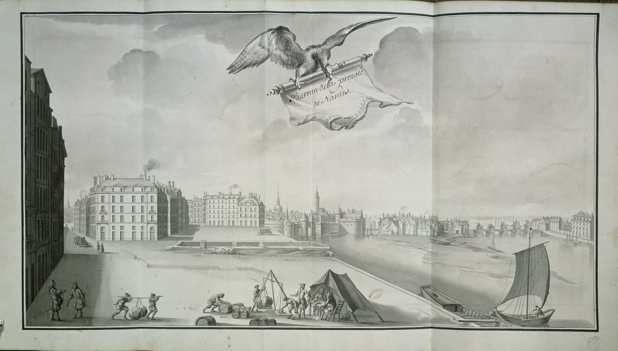 De Gabelle, Nantes, in 1723 door French School