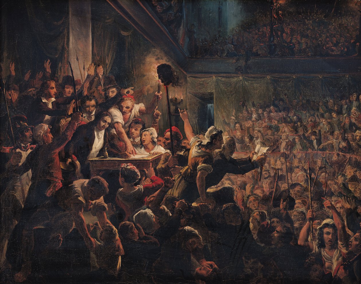 Het hoofd van de plaatsvervanger Jean Feraud (1759-95) gepresenteerd aan François Antoine Boissy d