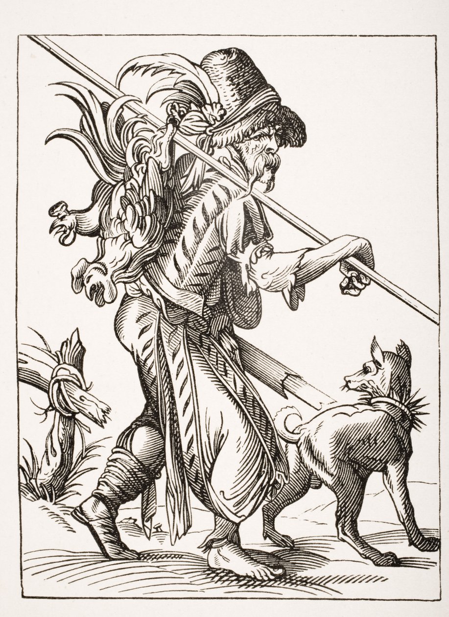 De Poelier, naar een 16e-eeuwse illustratie getekend en gegraveerd door Jost Amman (1539-91) uit 