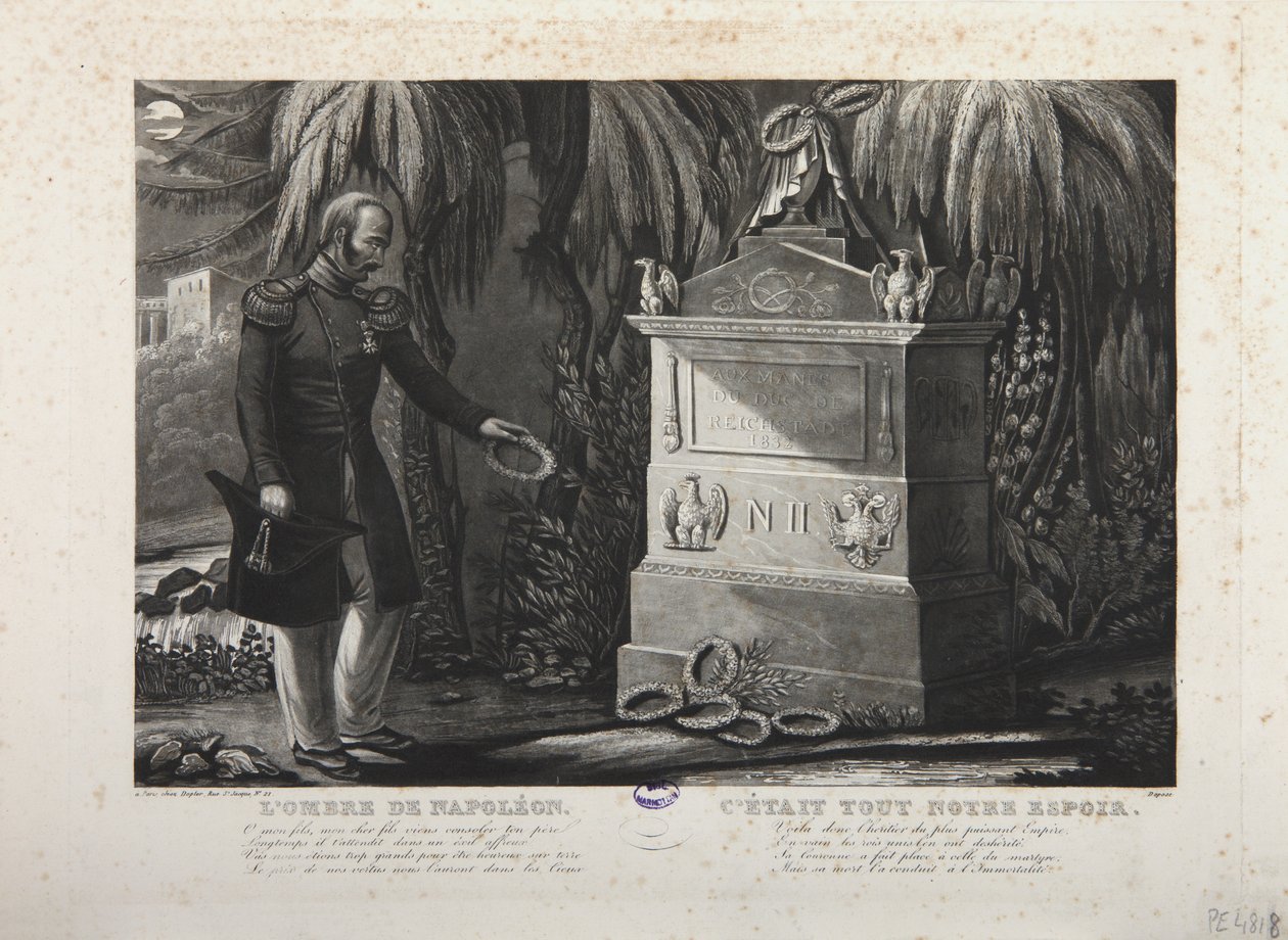 De Schaduw van Napoleon, Graf van Napoleon II door French School