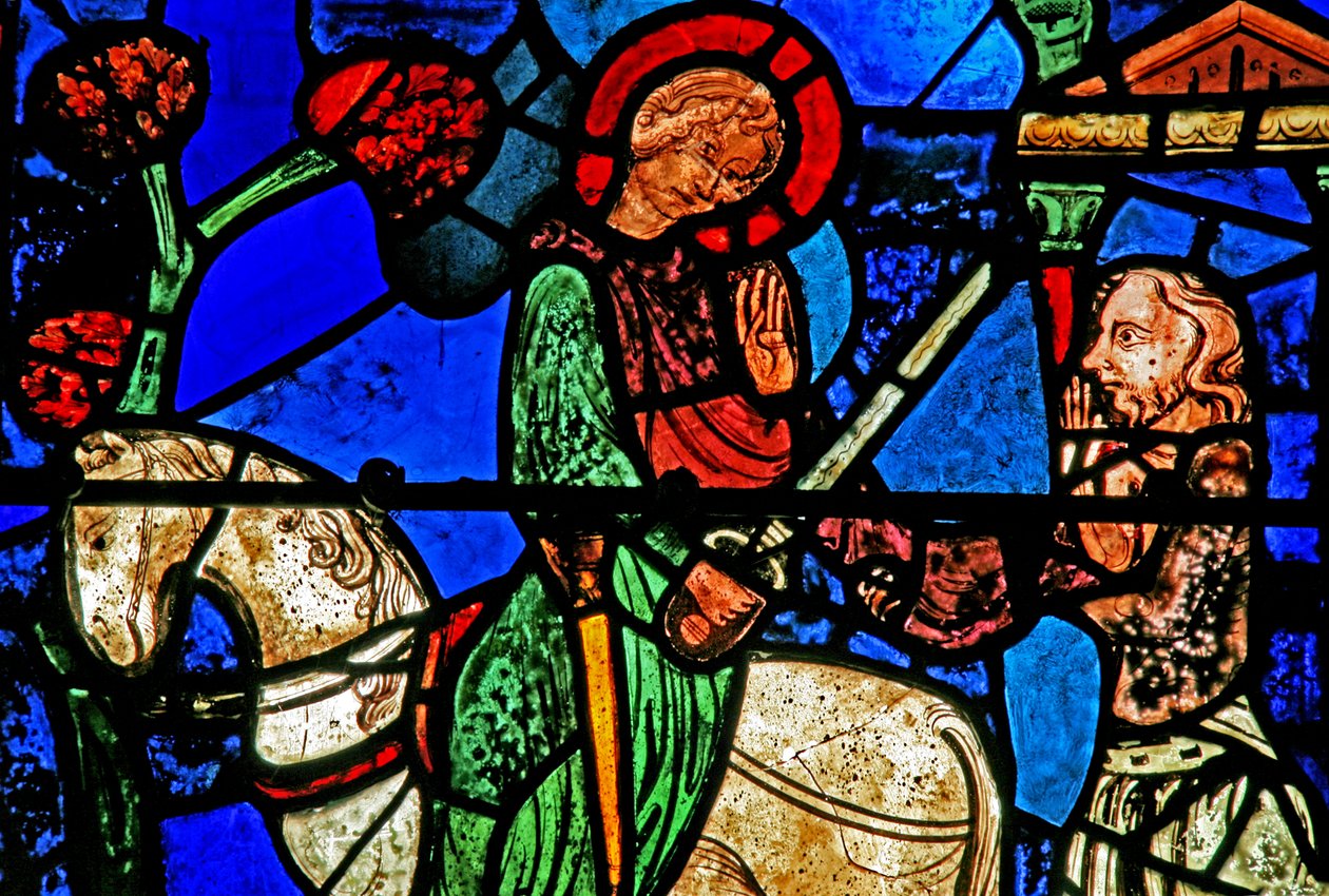 Het Sint-Maartensraam: de heilige verdeelt zijn mantel door French School