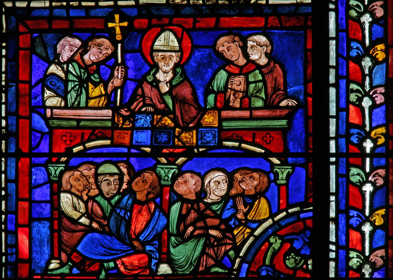 Het Sint-Maartensraam: de heilige predikt door French School