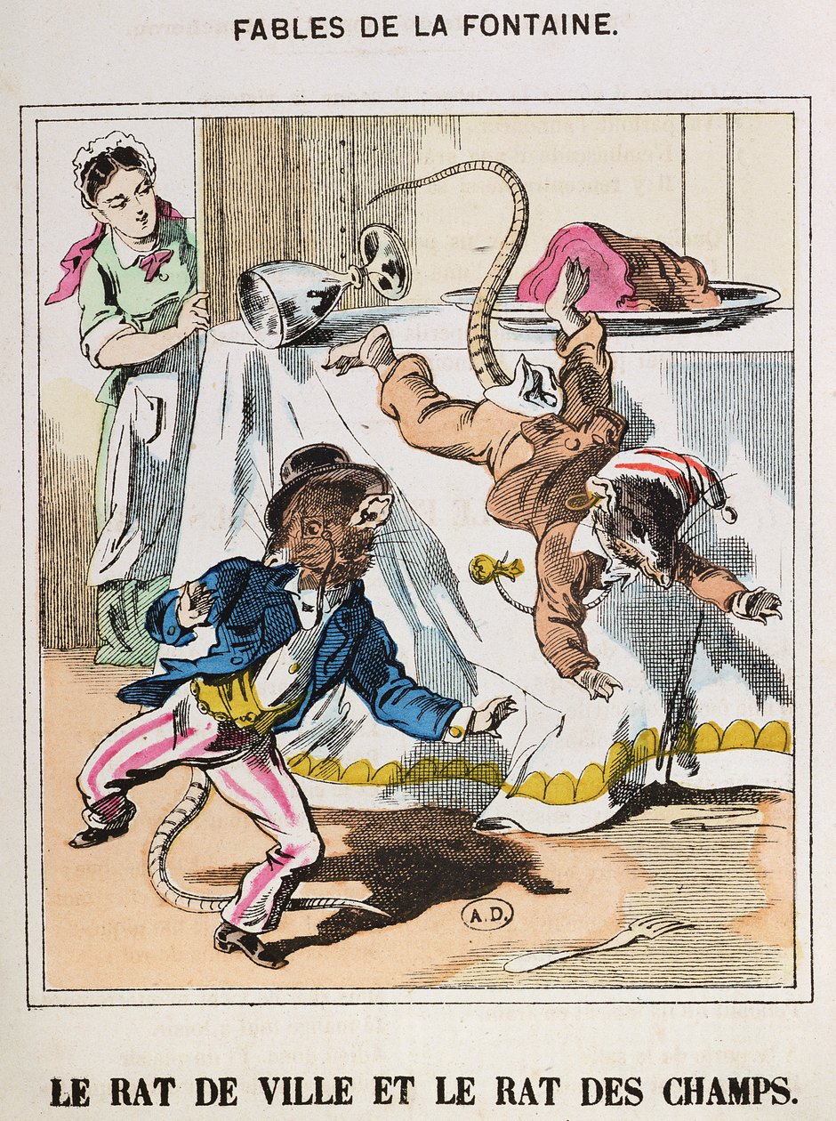 De stadsmuis en de veldmuis, uit 