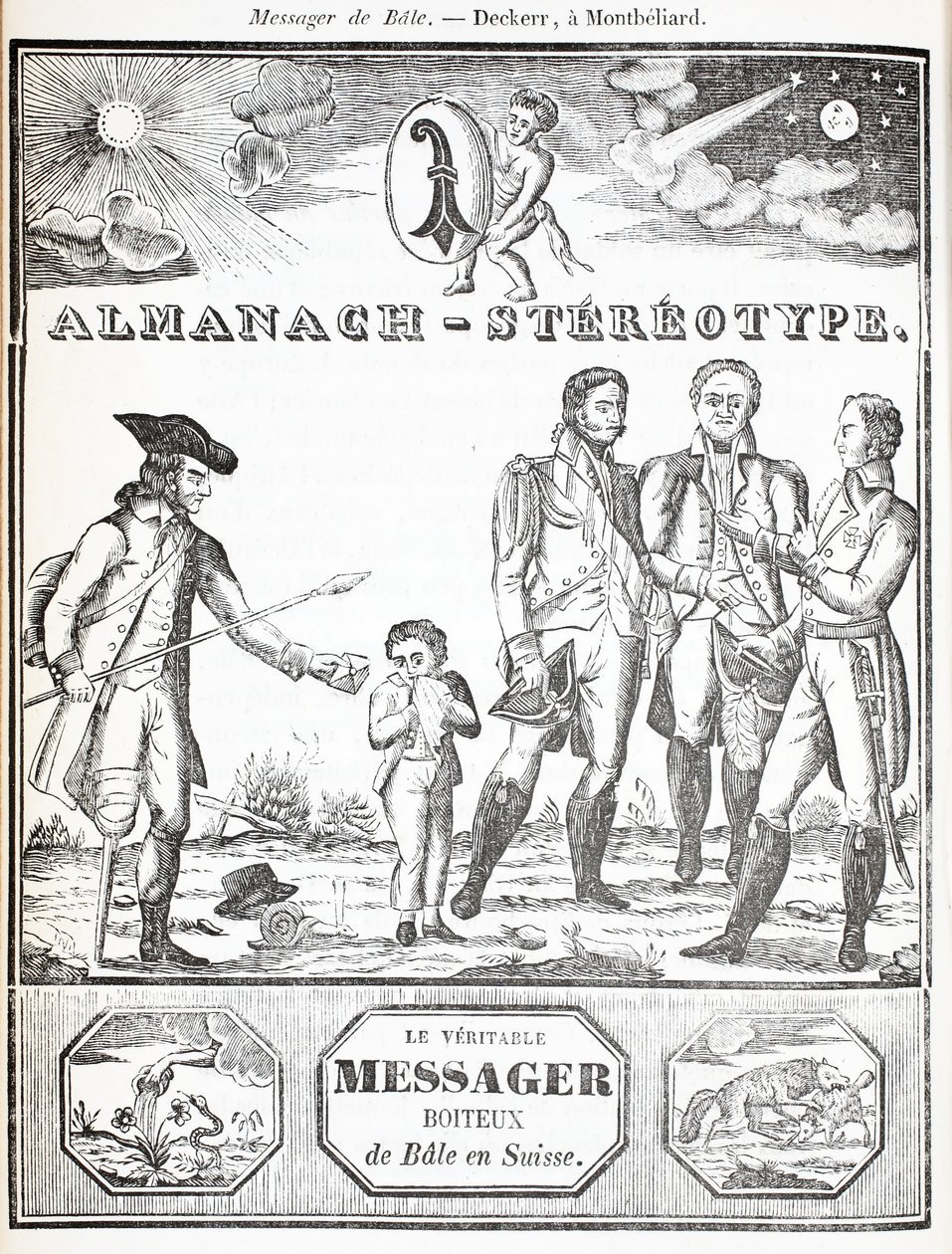 De ware lamme boodschapper, Basel, Zwitserland door French School
