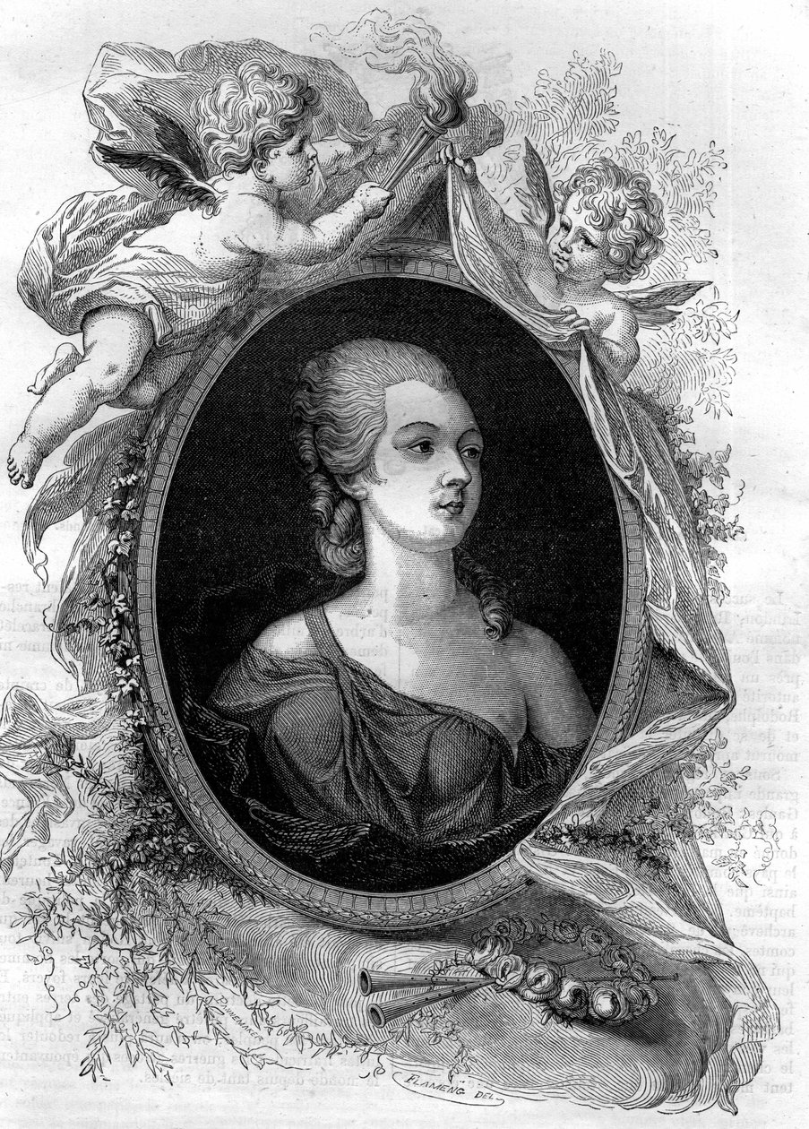 De mooie Marozie (Mariuccia, Mariozza of Marousie van Tusculum, ca. 890-932/937) incestueuze moeder van twee generaties pausen. Gravure in 