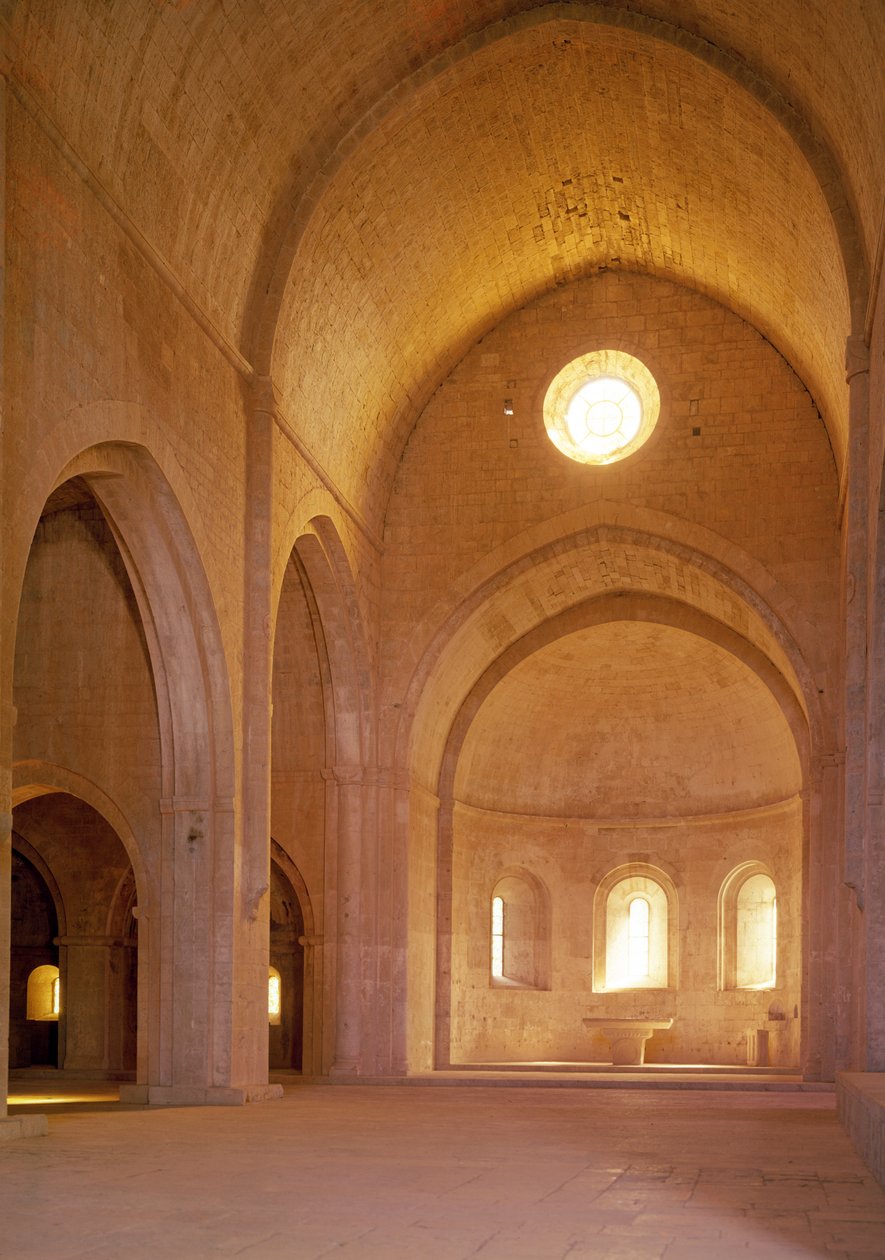 Het schip van de Cisterciënzerabdij, gesticht in 1146 door French School