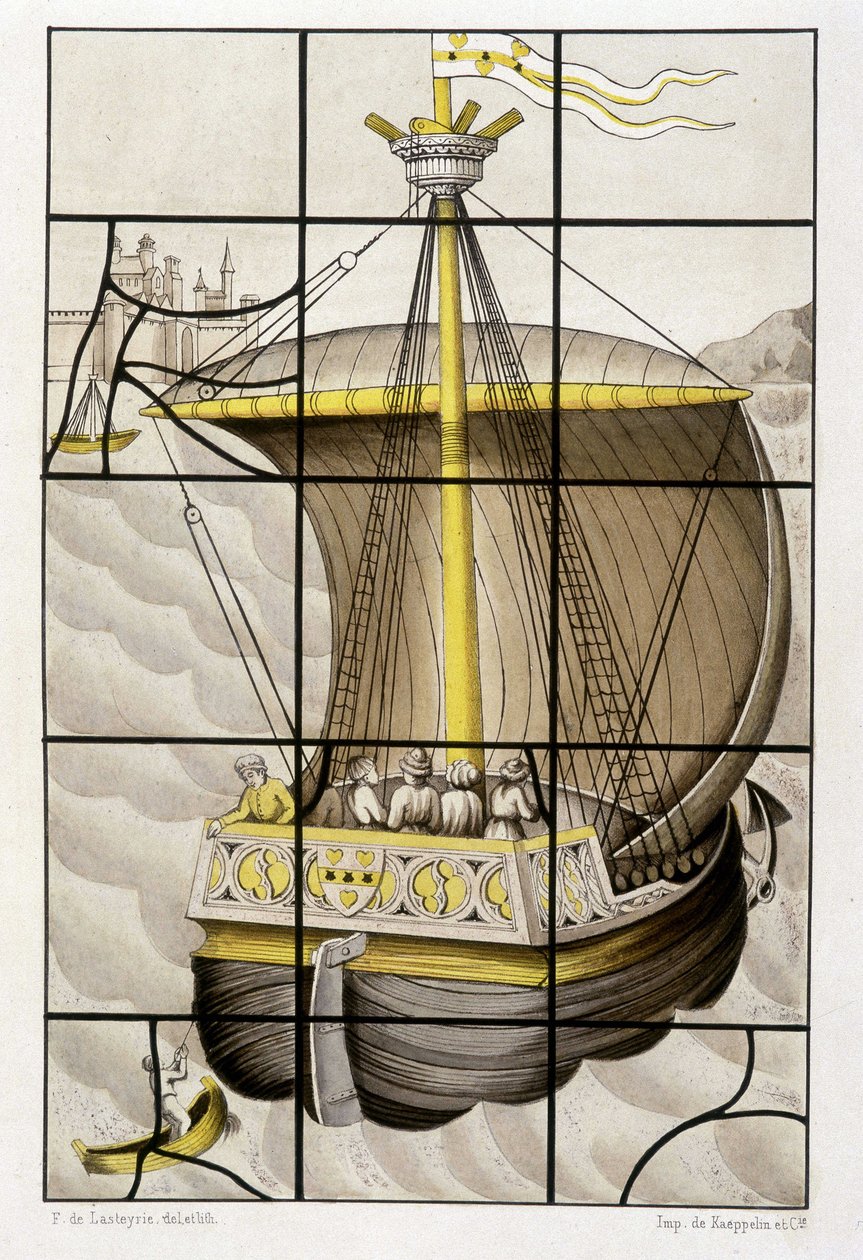 Het schip van Jacques Coeur door French School