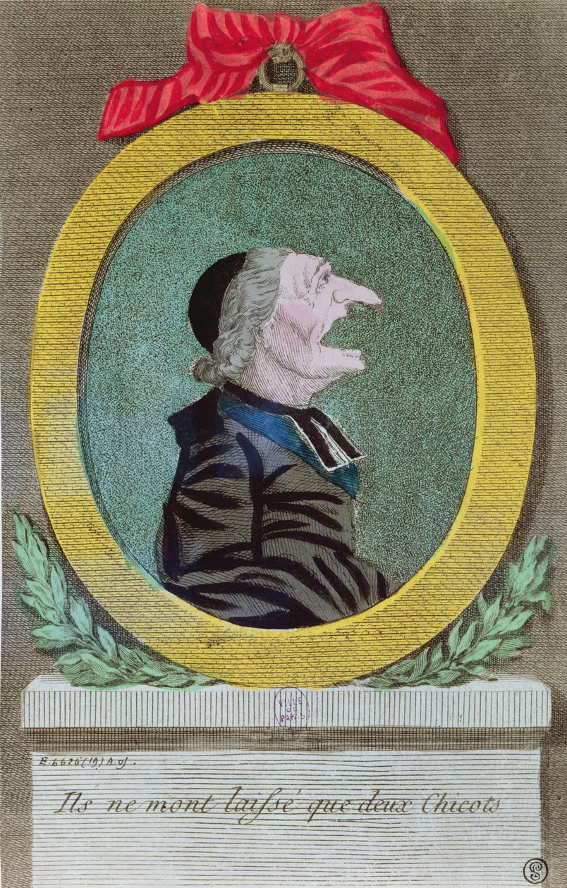 Ze hebben me alleen twee stompjes overgelaten, 2 november 1789 door French School