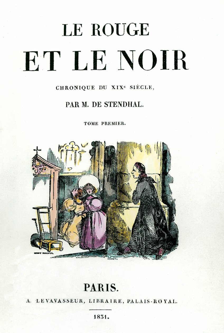 Titelpagina van Stendhals boek (1783 - 1842) 