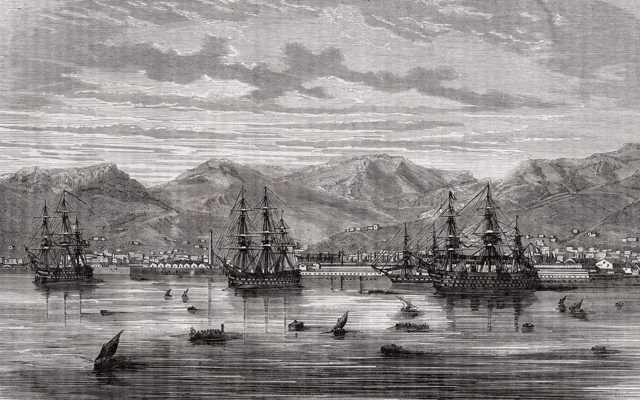 Toulon in de 18e eeuw, uit 