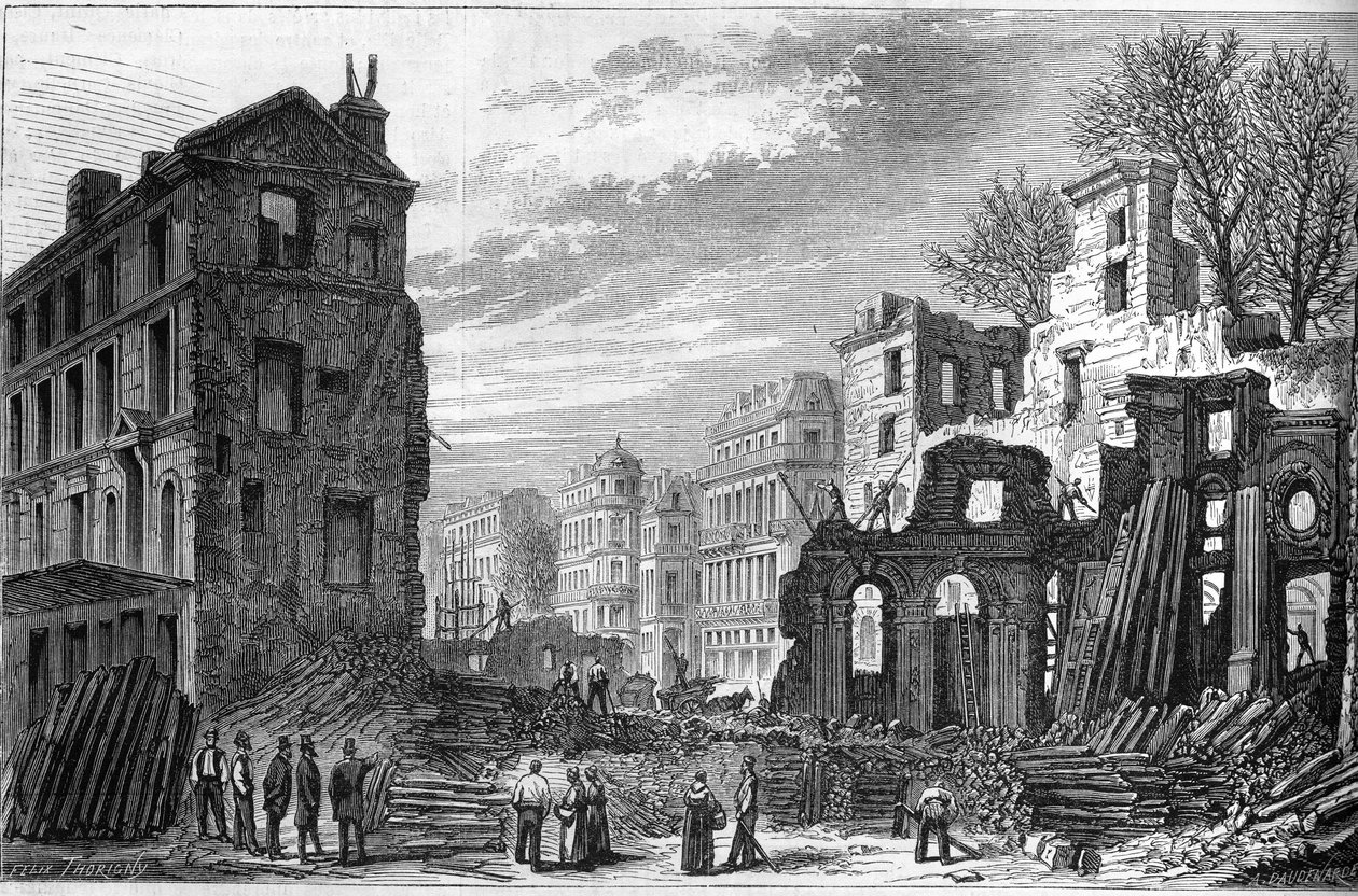 Transformaties van Parijs onder het Tweede Keizerrijk, Haussmanns Parijs: doorbraak van de boulevard Saint Germain door French School